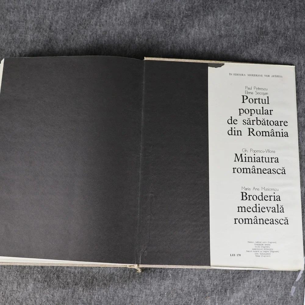 Vintage Pictura Românească În Imagini Drăguț Florea 1976 Romania Art Book HC DJ